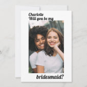 Werden Sie Personalisiert mein Foto sein? Einladung (Vorderseite)