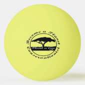 Werden Sie Planet-Naturschützer Tischtennisball (Vorderseite)