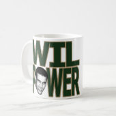 Werden Sie Power-Tasse Kaffeetasse (Vorderseite Links)