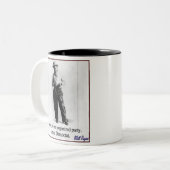 "Werden Sie Rogers - Demokrat " Zweifarbige Tasse (Vorderseite Links)