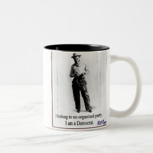 "Werden Sie Rogers - Demokrat " Zweifarbige Tasse