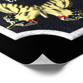 Werden Sie Schmetterling - Drucken Poster (Ecke)