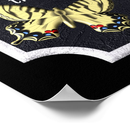 Werden Sie Schmetterling - Drucken Poster (Ecke)