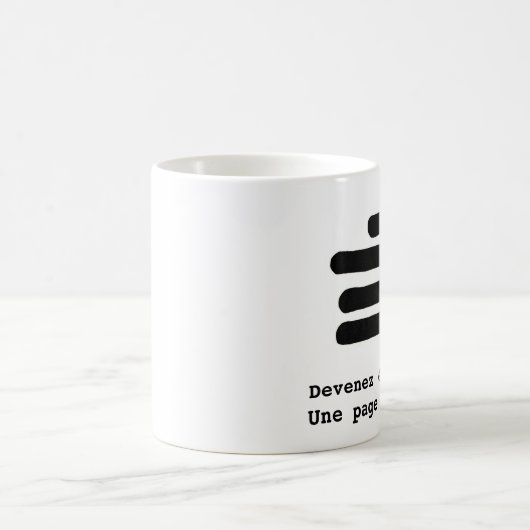 Werden Sie Schriftsteller Kaffeetasse (Mittel)