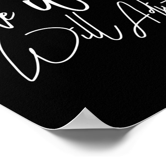 werden Sie sich anpassen Poster (Ecke)