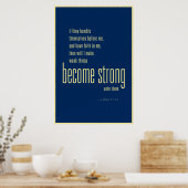 Werden Sie Strong Poster (LDS) (Küche)