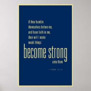 Werden Sie Strong Poster (LDS)