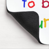 Werden Sie Tante Primärfarben Mousepad (Ecke)