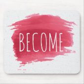 WERDEN Sie Text auf der roten, farbigen Maus-Pad Mousepad (Vorne)