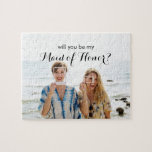 Werden Sie Trauzeugin benutzerdefiniertes Foto Puzzle<br><div class="desc">Werden Sie Trauzeugin Custom Foto Puzzle?</div>