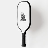 Werden Sie unregierbar Baby Moo Deng Funny Sprichw Pickleball Schläger (Links)