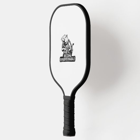 Werden Sie unregierbar Baby Moo Deng Funny Sprichw Pickleball Schläger (Links)