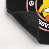 Werden Sie unregierbar Funny Duck Knife Funny Duck Mousepad (Ecke)