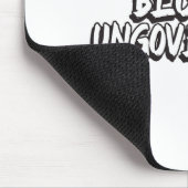 Werden Sie unregierbar Funny Rebellion Slogan Resi Mousepad (Ecke)