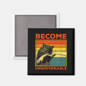 Werden Sie unregierbar - Schwarze Katzen, die Hand Magnet (Vorderseite/Rückseite)