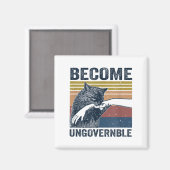 Werden Sie unregierbar - Schwarze Katzen, die Hand Magnet (Vorderseite/Rückseite)
