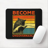 Werden Sie unregierbar - Schwarze Katzen, die Hand Mousepad (Mit Mouse)