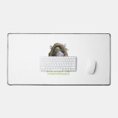 Werden Sie unregierbarer Langschläfer-T - Shirt Schreibtischunterlage (Tastatur & Maus)