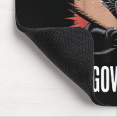 Werden Sie unregierbares Black Cat Funny Meme Rebe Mousepad (Ecke)