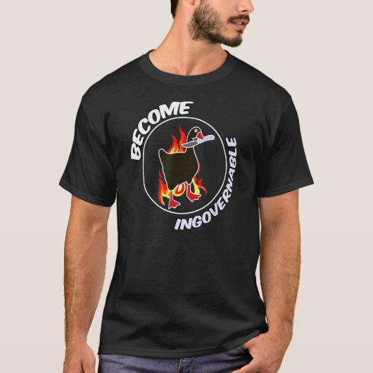 Werden Sie unregierbares T-Shirt der Trending Meme (Vorderseite)