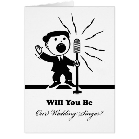 Werden Sie unser Hochzeitsänger sein? Sängerin bei (Vorne)