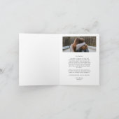 Werden Sie unser offizielles Minimalistisches Foto Karte (Innenseite)