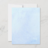 Werden Sie unser Rufträger sein? Blue Peony Card (Rückseite)