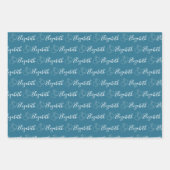 Werden Sie unsere Bridesmaid-Papierblätter sein? Geschenkpapier Set (Vorderseite 2)