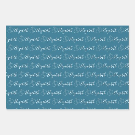 Werden Sie unsere Bridesmaid-Papierblätter sein? Geschenkpapier Set (Vorderseite 2)