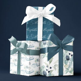 Werden Sie unsere Bridesmaid-Papierblätter sein? Geschenkpapier Set