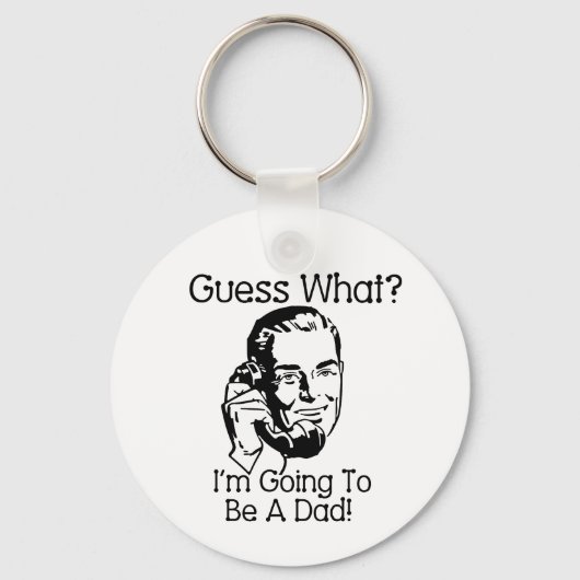 Werden Sie Vater Black Schlüsselanhänger (Vorderseite)