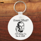 Werden Sie Vater Black Schlüsselanhänger (Vorderseite)