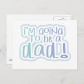 Werden Sie Vater Tshirts and Gifts Postkarte (Vorne/Hinten)