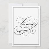 Werden Sie zu einer Christlichen Hochzeitseinladun Einladung (Rückseite)