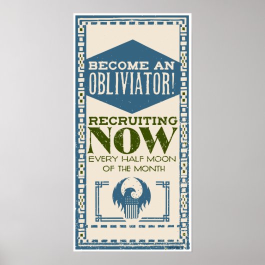 Werden Sie zum Vergesslichen Poster (Vorne)