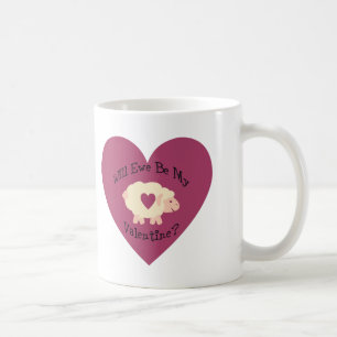 Werden wir mein Valentin sein? Kaffeetasse