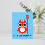 werden wir unartig! postkarte (Stehend Vorderseite)