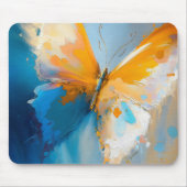 Werden zum Licht – Abstrakter Schmetterling in Bew Mousepad (Vorne)