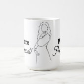 Werdende Eltern Falsche Spitze Kaffeetasse (Mittel)