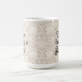Werdende Eltern Falsche Spitze Kaffeetasse (Mittel)