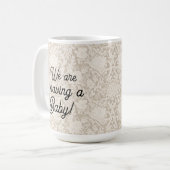 Werdende Eltern Falsche Spitze Kaffeetasse (Vorderseite Links)