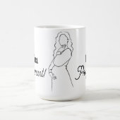 Werdende Eltern Faux-Spitze Kaffeetasse (Mittel)