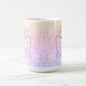 Werdende Eltern Faux-Spitze Kaffeetasse (Mittel)