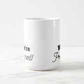 Werdende Eltern Faux-Spitze Kaffeetasse (Mittel)