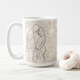 Werdende Eltern Faux-Spitze Kaffeetasse