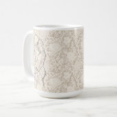 Werdende Eltern Faux-Spitze Kaffeetasse (Vorderseite Links)