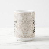 Werdende Eltern Faux-Spitze Kaffeetasse (Mittel)