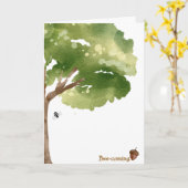 Werdende Karte (Gelbe Blume)