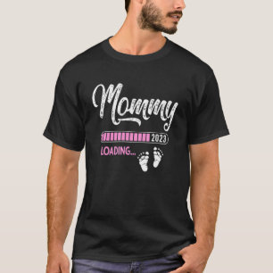 Werdende Mutter 2023 Schwangerschaft Bekanntgabe B T-Shirt