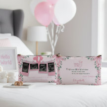 Werdende Mutter Florale Boho Moderne Typografie